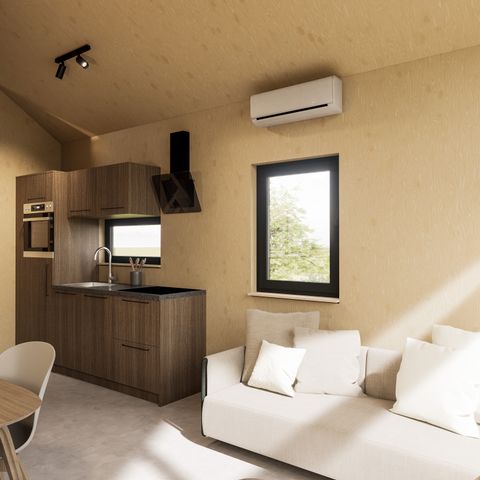 Chalet 8 persons - Dordogne Deluxe - with additional tent