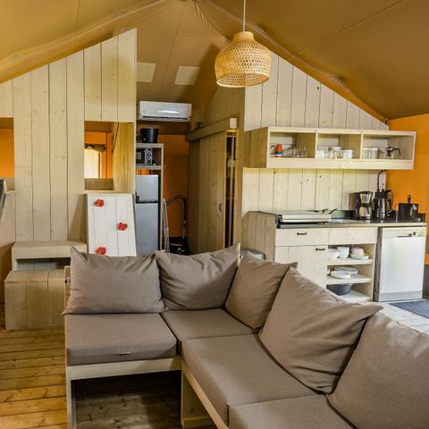 Canvas and wooden tent 7 persons - Stuuflodge