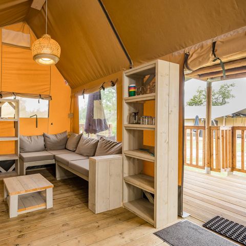 Canvas and wooden tent 8 persons - Stuuflodge Deluxe