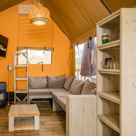 Canvas and wooden tent 8 persons - Stuuflodge Deluxe