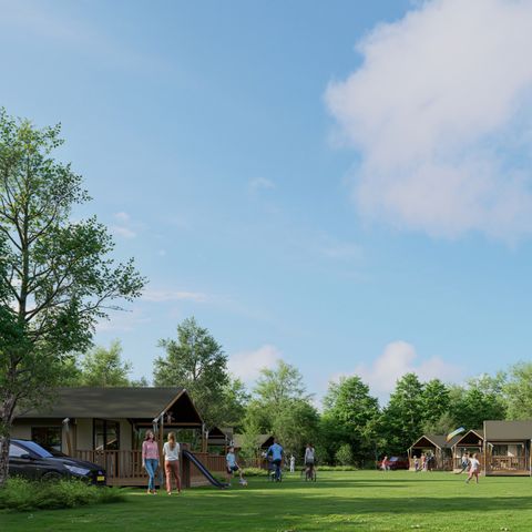 CANVAS AND WOOD TENT 5 people - Adventure lodge