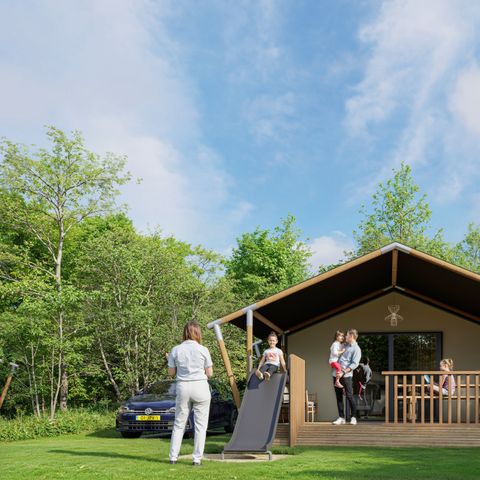 CANVAS AND WOOD TENT 5 people - Adventure lodge