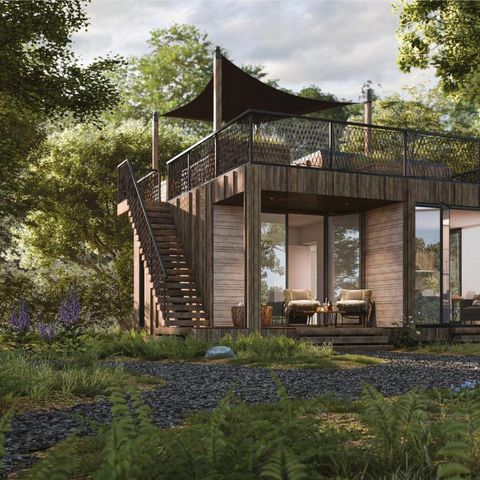 Lodge 6 persons - Lodge Villa Roof Terrace + Hot tub 4-6