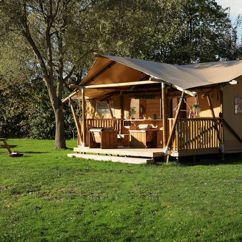 Canvas and wooden tent 5 persons - La Vida