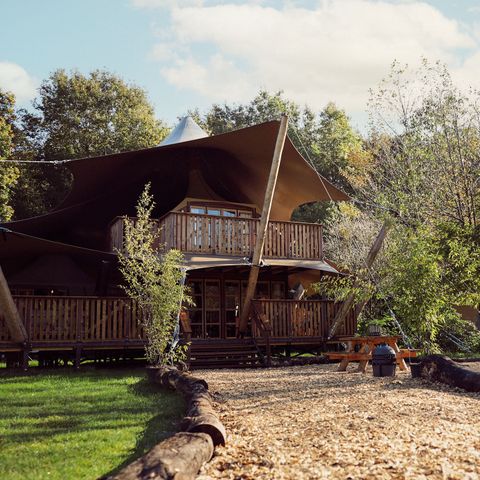 CANVAS AND WOOD TENT 6 people - Hacienda