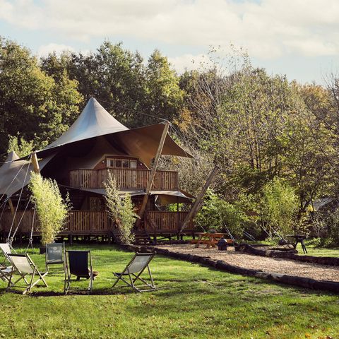 Canvas and wooden tent 6 persons - Hacienda