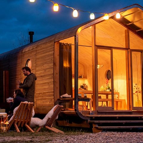 CHALET 2 people - Wrap-around house with sauna & bathtub