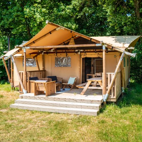 CANVAS AND WOOD TENT 6 people - 4-6S1