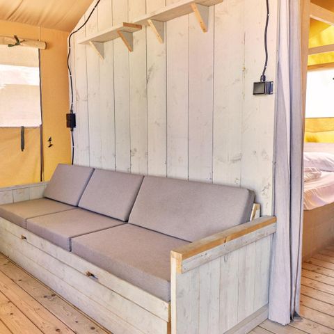 CANVAS AND WOOD TENT 5 people - Outback