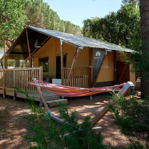 CANVAS AND WOOD TENT 5 people - Outback