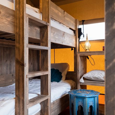 Canvas and wooden tent 4 persons - Sahara tent