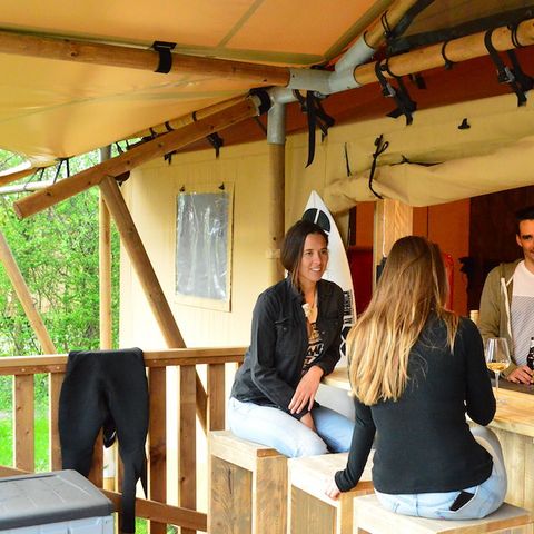 CANVAS AND WOOD TENT 6 people - Sahara tent