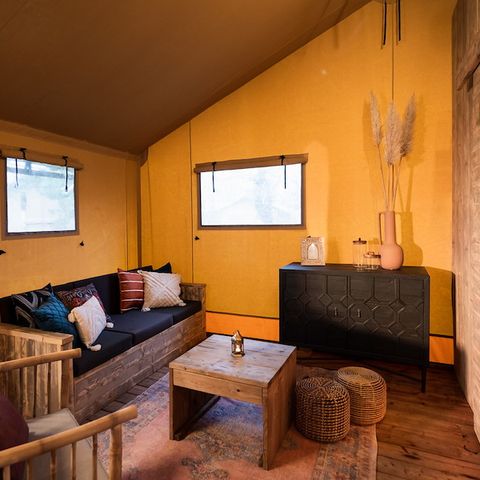 CANVAS AND WOOD TENT 6 people - Sahara tent