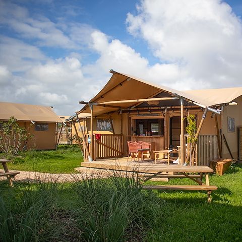 Canvas and wooden tent 6 persons - Sahara tent HV