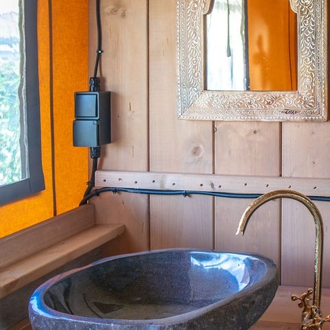 CANVAS AND WOOD TENT 6 people - Sahara tent HV