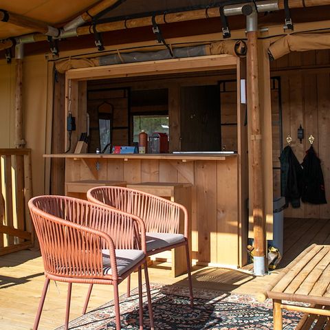 CANVAS AND WOOD TENT 6 people - Sahara tent HV