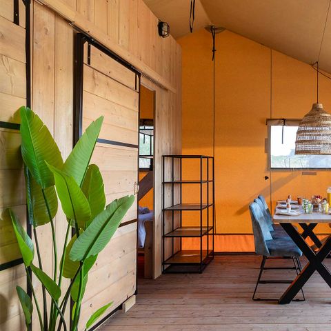 CANVAS AND WOOD TENT 5 people - Lapwing