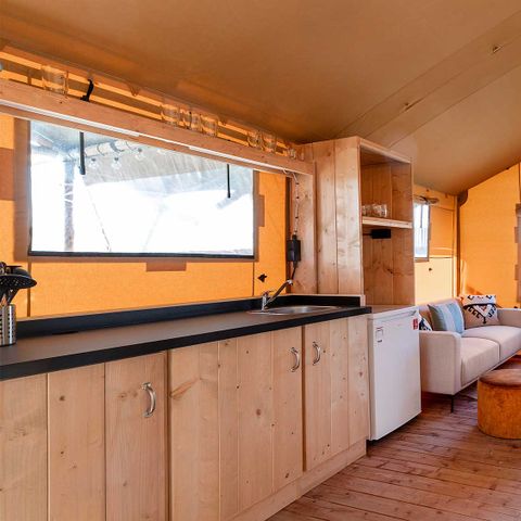 CANVAS AND WOOD TENT 5 people - Lapwing