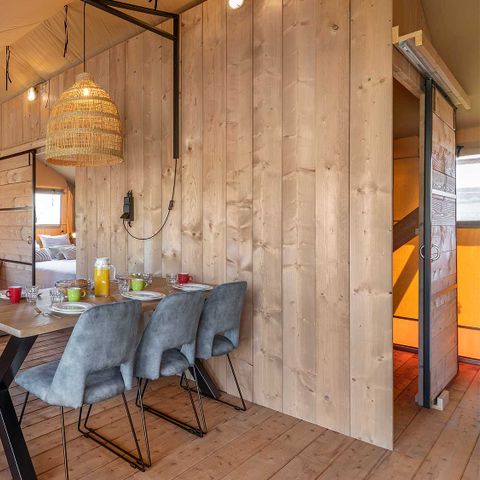 CANVAS AND WOOD TENT 6 people - Curlew