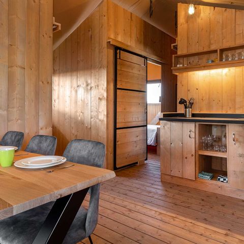 CANVAS AND WOOD TENT 6 people - Curlew