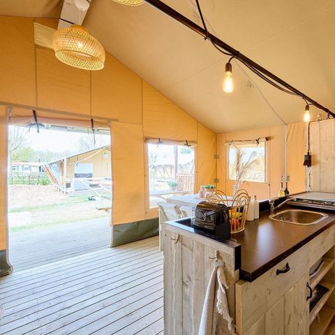 CANVAS AND WOOD TENT 6 people - Safari tent | 6 berth