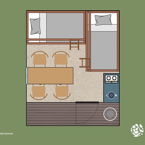 Chalet 4 persons - Hiker's hut