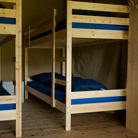 CANVAS AND WOOD TENT 6 people - Safari tent