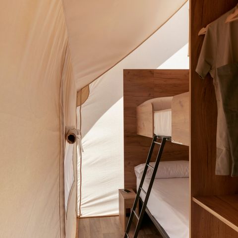 CANVAS AND WOOD TENT 6 people - GLAMPING FAMILY