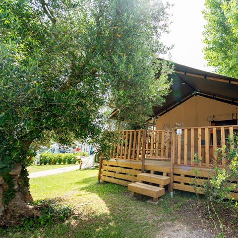 Canvas and wooden tent 4 persons - Safari Tent