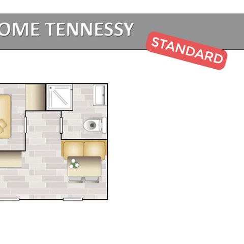 MOBILE HOME 2 people - TENNESSY STANDARD