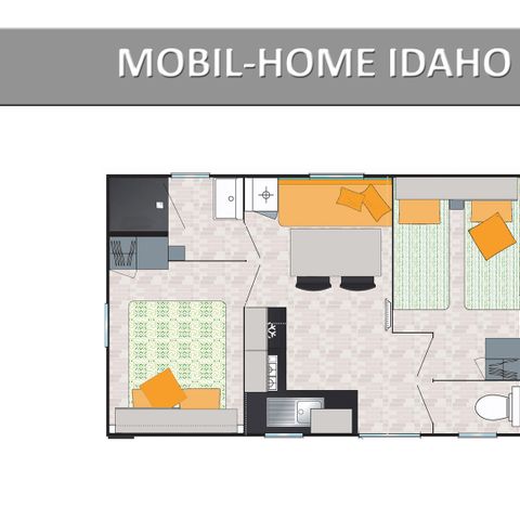 MOBILE HOME 4 people - IDAHO STANDARD