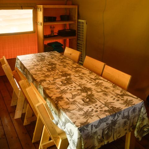 CANVAS AND WOOD TENT 6 people