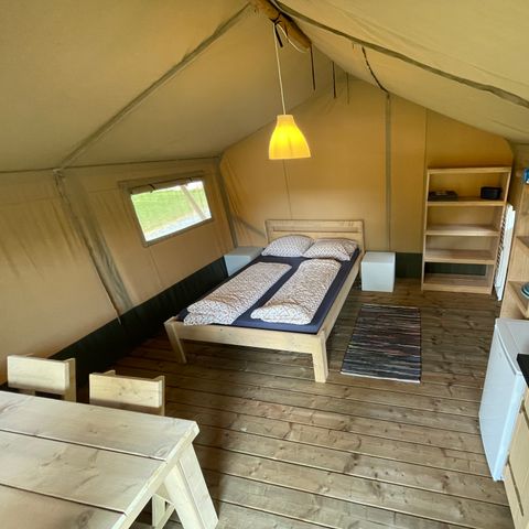 CANVAS AND WOOD TENT 2 people