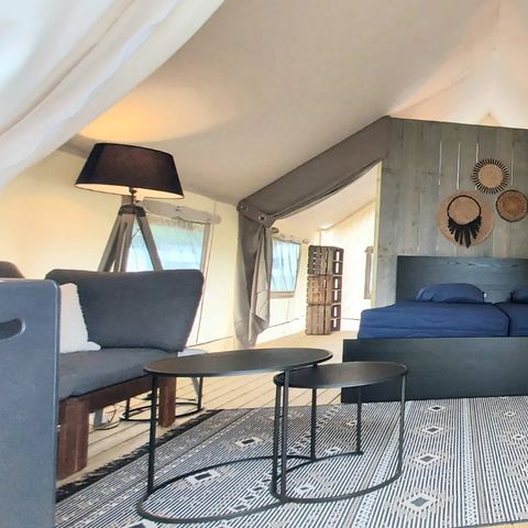 CANVAS AND WOOD TENT 6 people - Safari tent