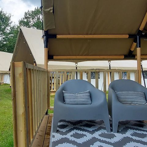 CANVAS AND WOOD TENT 6 people - Safari tent