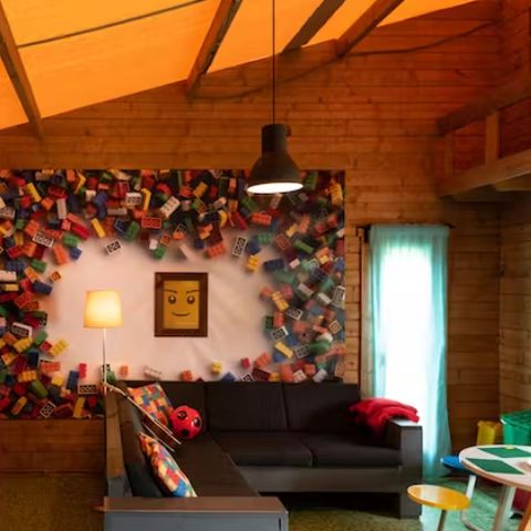 CANVAS BUNGALOW 6 people - Bungalow tent Lego house