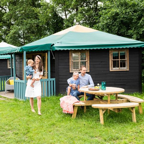 Glamping tent 6 persons - Bungalow tent Woodland cottage
