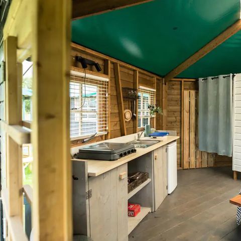 CANVAS BUNGALOW 6 people - Bungalow tent Woodland cottage