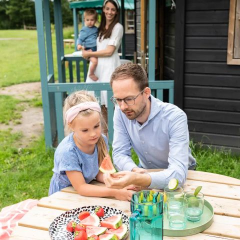 Glamping tent 6 persons - Bungalow tent Woodland cottage