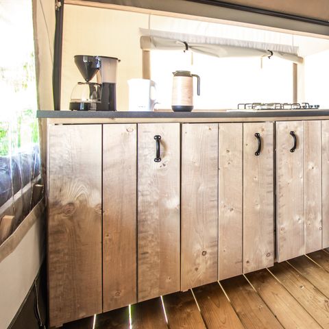 CANVAS AND WOOD TENT 5 people - Safari tent basic