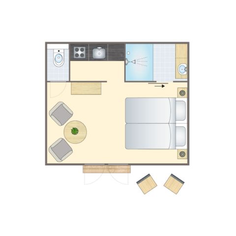LODGE 2 people - Lodge 2B