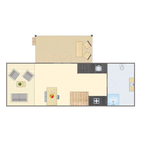 UNUSUAL ACCOMMODATION 4 people - Tiny house 2-4BY 2+2