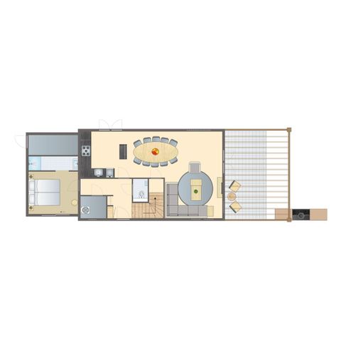 Group accommodation 10 persons - 10L