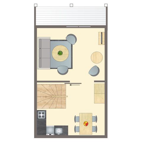 Bungalow 4 persons - 2-4B2