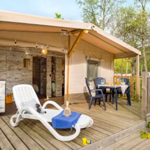 CANVAS AND WOOD TENT 4 people - Lodge 4p 2ch ***