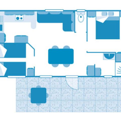 MOBILE HOME 4 people - Cottage Savannah 4p 2bed ****