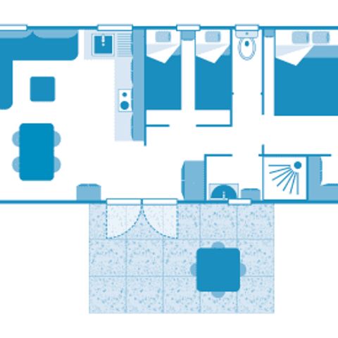 MOBILE HOME 4 people - Cottage Ardéco 4p 2ch ****