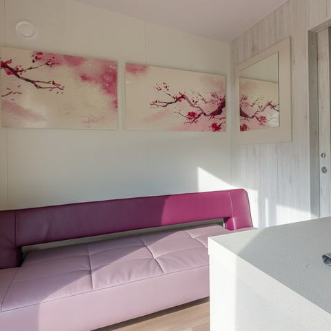 Mobile home 2 persons - Mobile-home | Comfort | 1 Bedrooms | 2 Pers. | Raised terrace | Air conditioning | TV