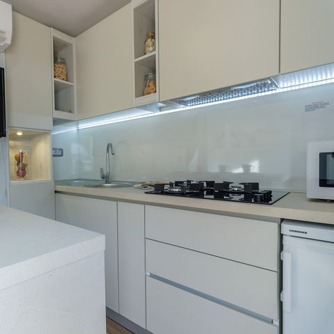 Mobile home 2 persons - Mobile-home | Comfort | 1 Bedrooms | 2 Pers. | Raised terrace | Air conditioning | TV
