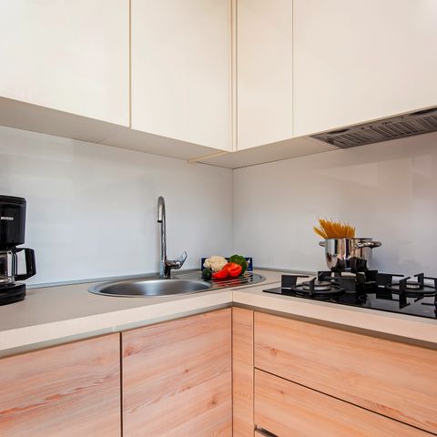Mobile home 6 persons - Mobile-home | Comfort XL | 2 Bedrooms | 4/6 Pers | Raised terrace | 2 bathrooms | Air conditioning | TV